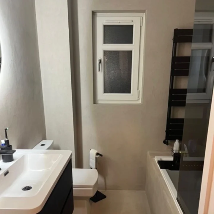 PS Plastering Services in Glasgow - Durable Microcement bathroom 2026