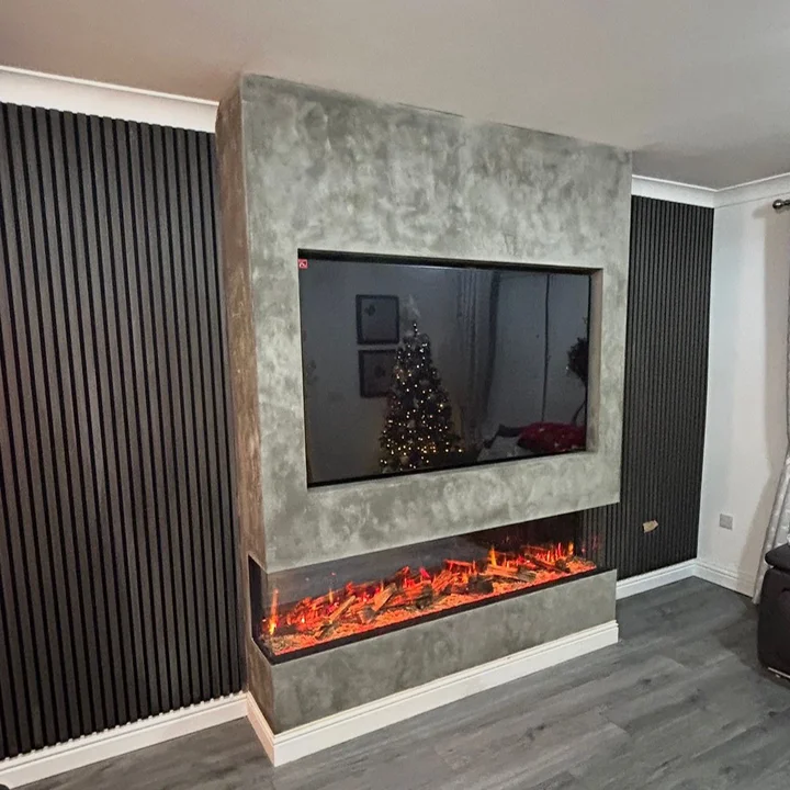 PS Plastering Services in Glasgow - Venetian plaster Media Walls 2026